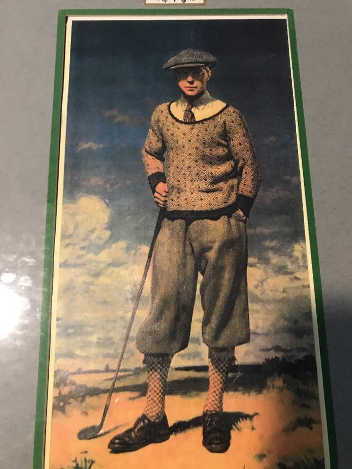 HRH POW / King Edward VIII Framed Print 1922 Golf at St Andrews William Orpen - Image 3 of 4