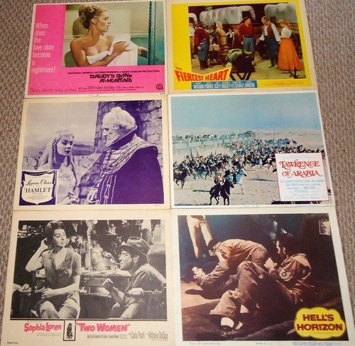 HUGE 56 Eclectic Lobby Card LOT 1950s -1980 Cowboy DETECTIVE Suspense DISNEY ! - Picture 8 of 10