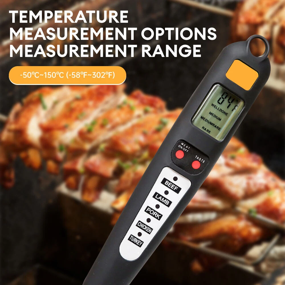 Digital Meat Thermometer Temperature Double Probe Cooking BBQ Turkey -50℃~150℃