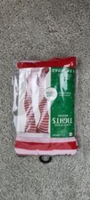 Candy Stripe Red White Tights Opaque Striped Nylon One Size Stockings Hosiery 29