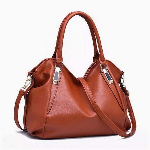 Ladies Designer Soft Faux Leather Slouchy Hobo Handbag Tote Shoulder Bag - Picture 18 of 18