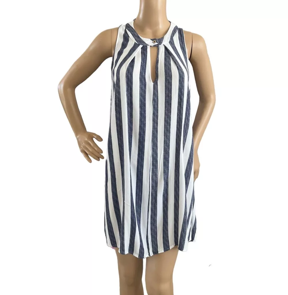 Nectar Clothing Womens Striped Dress Tunic Flowy Size S M eBay