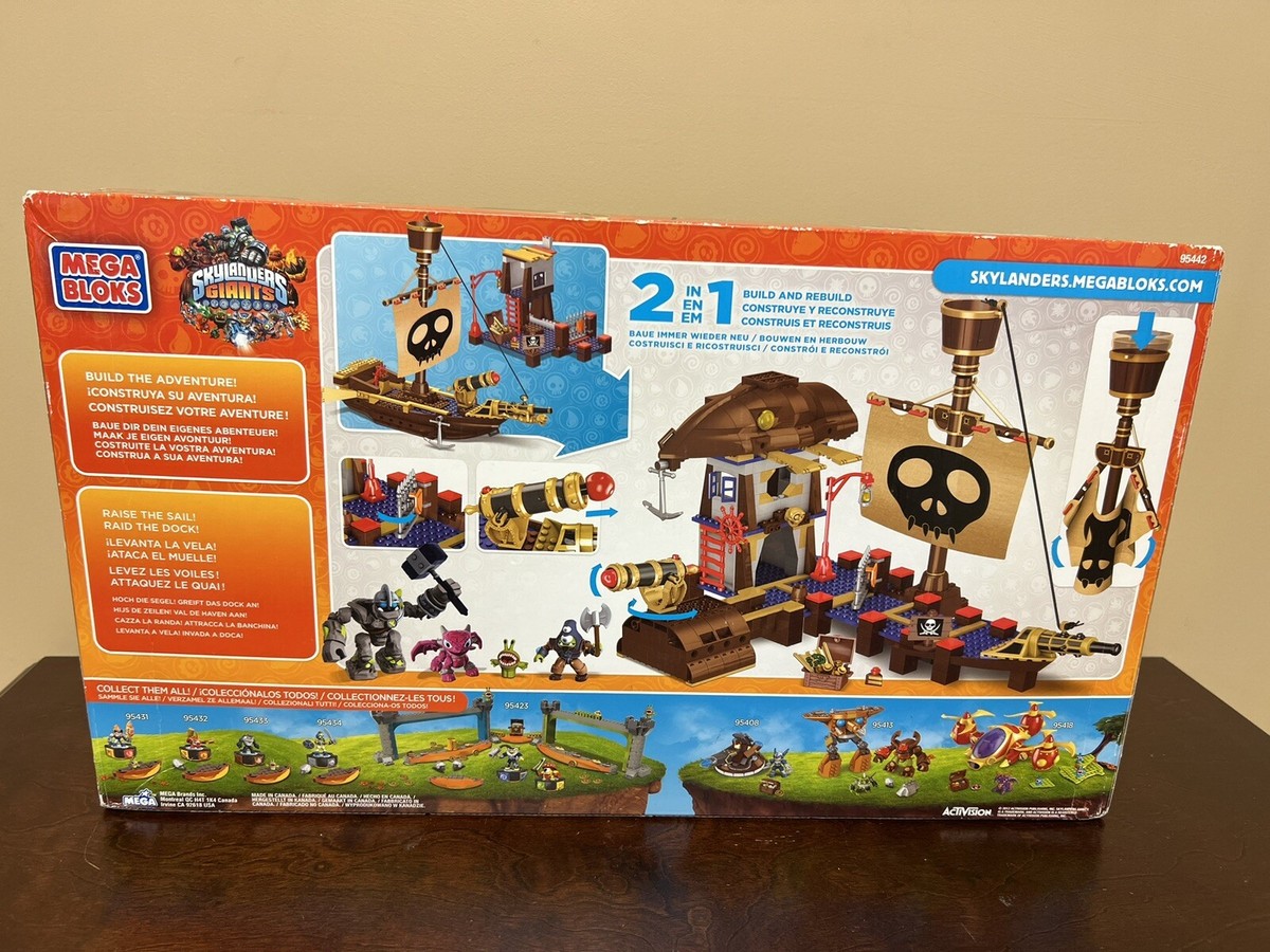 2012 New MEGA Bloks Skylanders Giants 328 Pc Set Crusher