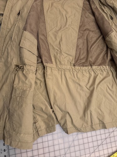 L.L. Manteau veste de campagne BEAN kaki cargo CFD5 capuche zippée intégrale homme taille XL HAUT - Photo 11/21