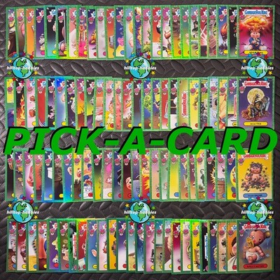 THE WORST OF GARBAGE PAIL KIDS 40th ANNIVERSARY PICK-A-CARD GREEN 1A-100A 2025