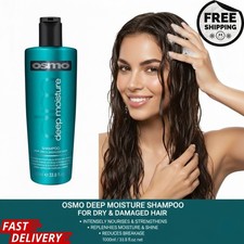 Osmo Deep Moisture Shampoo 1000ml Hydrating Dry Damaged Hair Free Shipping 17.21 per litre