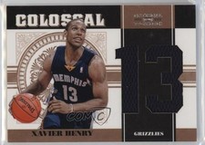 2010-11 Playoff National Treasures Jersey Number 17/99 Xavier Henry #49 g1z