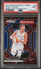 2024 Panini Prizm Monopoly Wnba #20 Diana Taurasi Insert-Red Classic Icon PSA 9