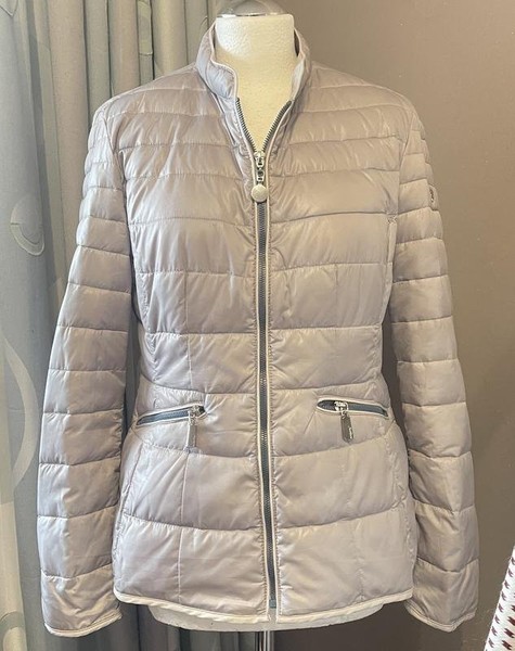 Women Virginia Blu Jacket Silver Polyamide 40 / L