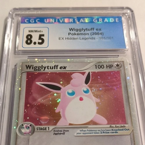 CGC 8.5 Wigglytuff ex 101/101 Holo 2004 Pokémon EX Hidden Legends