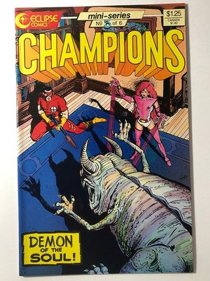 Champions #5 Eclipse Comics Modern Age Dennis Mallonee SEP 1986