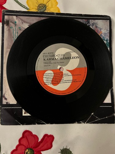 CULTURE CLUB, KARMA CHAMELEON, 7" Vinyl Single, - Picture 3 of 4
