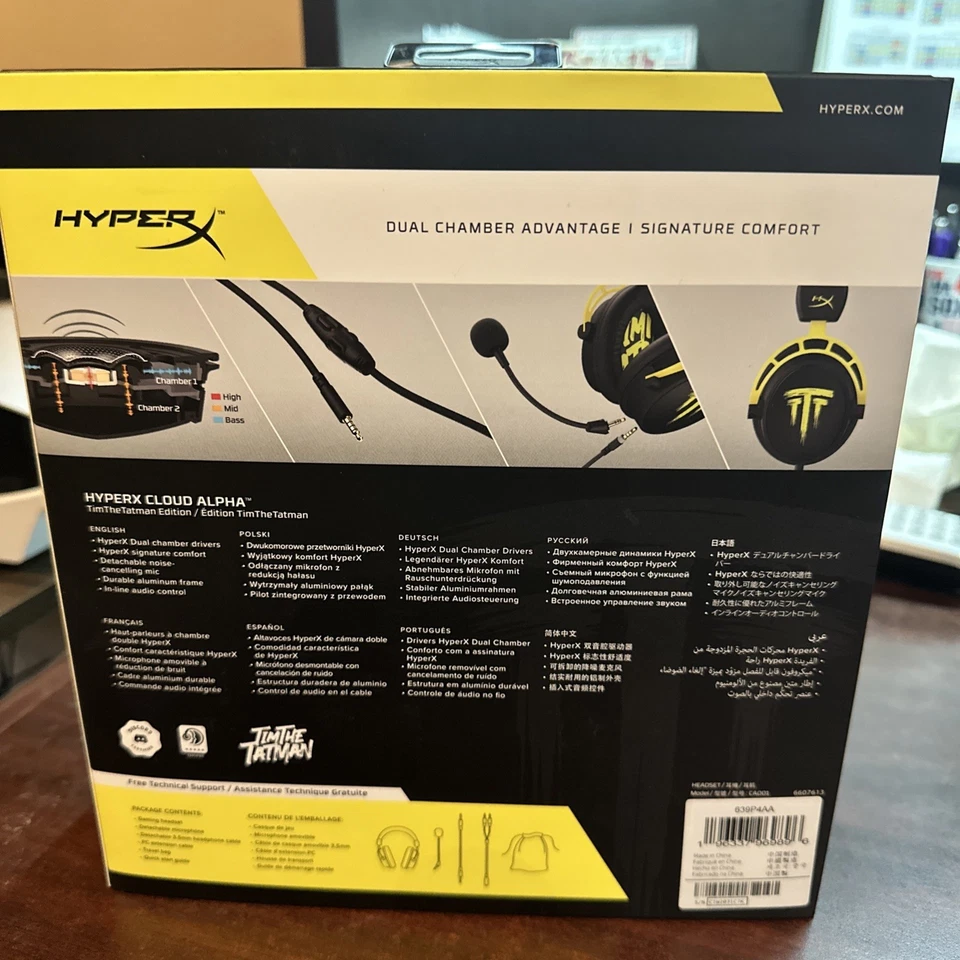 HyperX Cloud Alpha Gaming Headset TimTheTatMan Edition (639P4AA) - Image 2 of 3