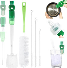 5 Pack Bottle Brush Set, 5 in 1 Water Bottle Cleaning Brush, Long Handle Narrow