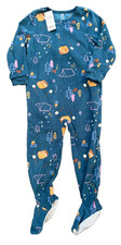 Carter's Girl's Fleece Footie Pajamas, Camping, 4