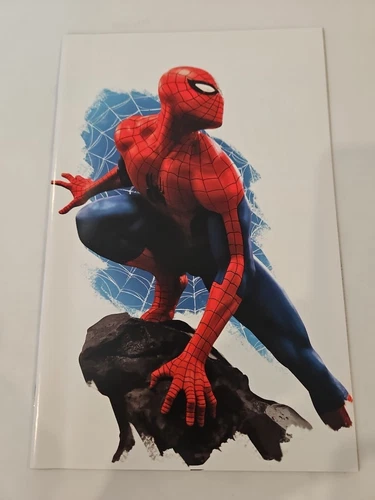 AMAZING SPIDER-MAN #26 RAFAEL GRASSETTI NYCC EXCL WHITE VIRGIN VARIANT RARE!