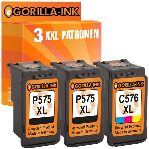 Patronen für Canon PG-575 XL CL-576 XL Pixma TS3550i TS3750i TR4750i TR4751i