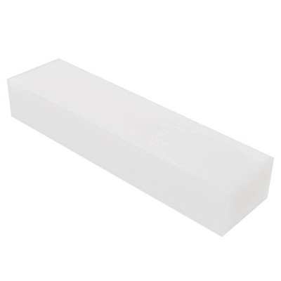 HDPE Block WhitePE Polyethylene Rectangular Solid Plastic Tapping（2'' x 12'' x 3''）