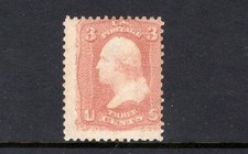 U.S. SC. #88-1868 3c WASHINGTON WITH "E" GRILL-MINT RG-CAT. $400.00