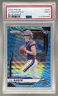 PSA 9 J.J. MCCARTHY 2024 Panini Prizm BLUE WAVE JERSEY #'d 9/230 1/1 RC
