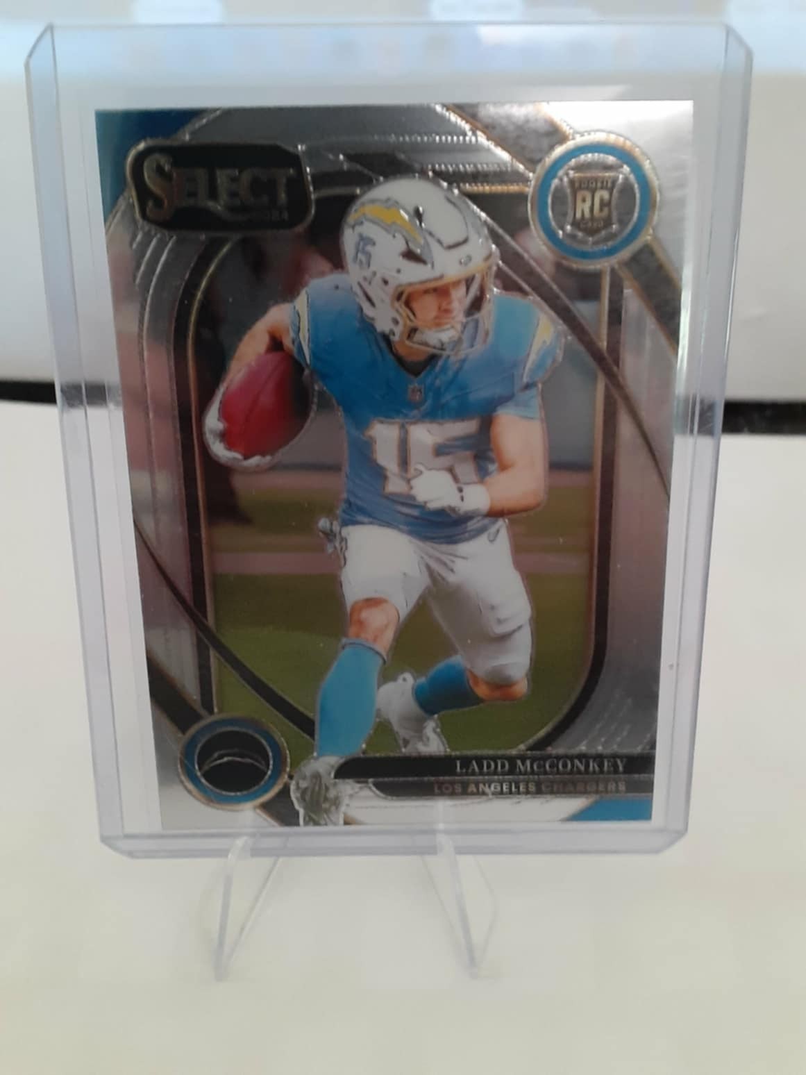 2024 Select Ladd McConkey Club RC Silver Prizm Rookie #268 Chargers