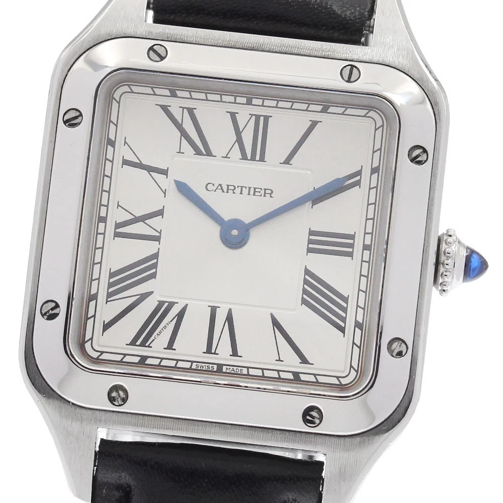 CARTIER Santos Dumont SM WSSA0023 Silver Dial Quartz Ladies Watch_963330