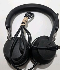 Jabra Evolve2 40  USB-C Black Wired Headset Tested Works Read AS IS
