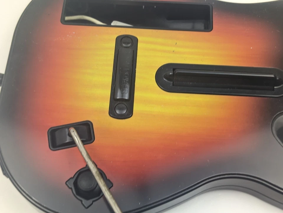 Nintendo Wii Guitar Hero Red Octane Sunburst 95455.805 Wireless Guitar - Image 3 of 4