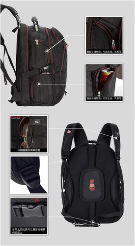 TSA-Friendly 18.4 Inch Laptop Backpack with USB Port & Water-Resistant Design - 第 7/11 張圖片