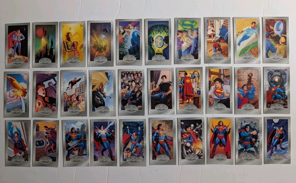 Superman: Man of Steel Platinum Series WideVision complete base set + S1, S5, S6 - Image 4 of 4
