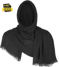 Medieval Shawl Hood, Renaissance Cape Scarf, Medieval Knight Hooded Shawl, Retro