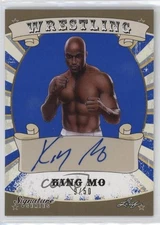 2016 Leaf Signature Series Wrestling Blue /50 King Mo #47 Auto