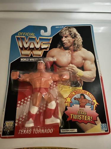 1991 Hasbro WWF TEXAS TORNADO On Card...
