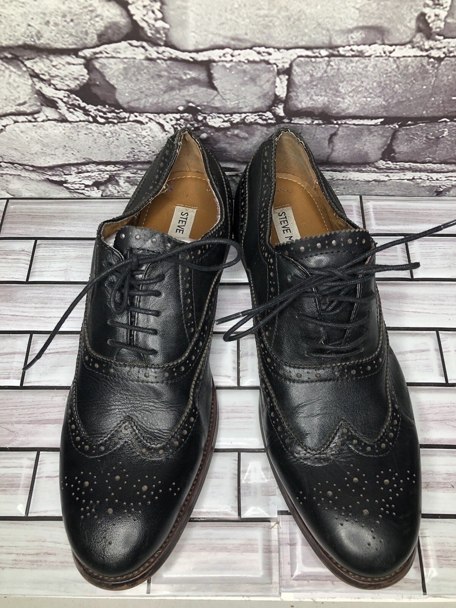 Steve Madden Declan Derby Black Leather Oxfords Derby Lace  display picture 3