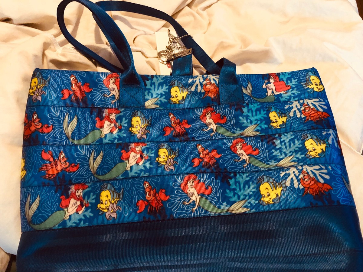 RARE NWT Ariel Little Mermaid Harvey's Disney Mini Streamline Tote Limited  blue