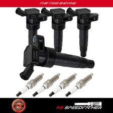 Ignition Coils and Iridium Spark Plugs Kit For Hyundai Sonata 2011-2014 2.0L
