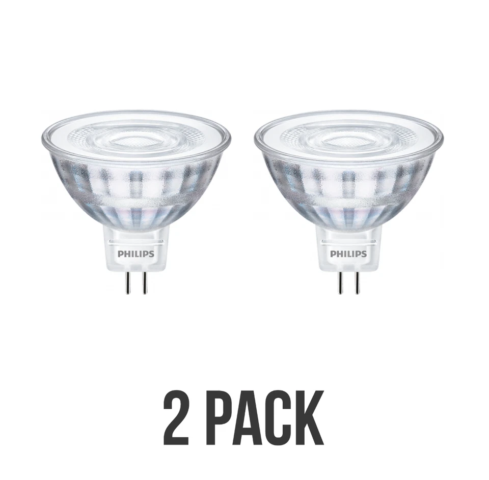 Philips LED 5W MR16 Light Bulb 12V 35W Not Dimmable 4000k Cool White - Image 2 of 4