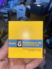 1 Box Unopened Kodak Ektachrome 160 Type G Color Super 8 Film SEALED  EXPIRED