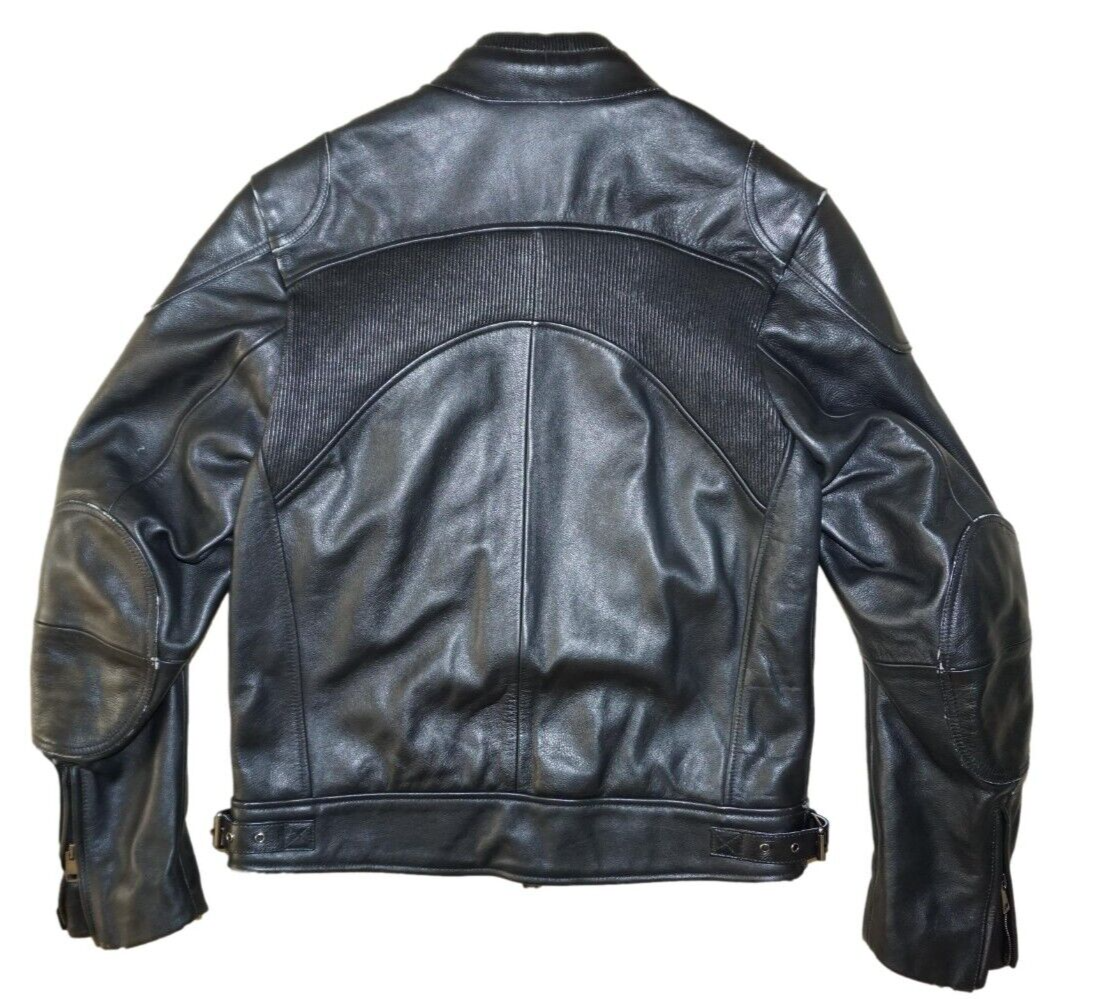 DIESEL L-HEIN LEATHER JACKET FITS SMALL SIZE 52 (XL) 100