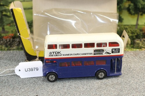 Corgi 469 Blue Routemaster DD Bus TDK Good Plus + Poor Box FNQHotwheels U3979 - Picture 2 of 13