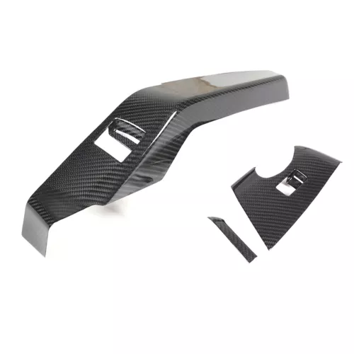 Real Dry Carbon Fiber Full Interior Trim Cover Set Fit For Corvette C7 2014-2019 - Foto 50 di 53