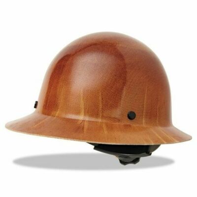 MSA 475407 TAN Skullgard Full Brim Hard Hat W/Fast Track Ratchet