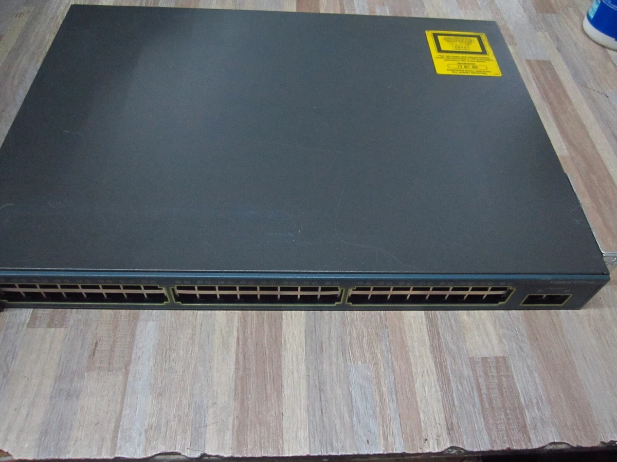Cisco Catalyst 2950 Router w 48 10 100 Ports 2GBIC 1000BASE X