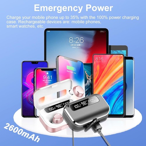 Audifonos Inalambricos Bluetooth Para Iphone Sony Xiaomi Samsung Auriculares 5.0 - Zdjęcie 2 z 9