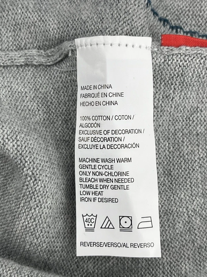 Izod V шеи пуловер свитер мужской размер большой серый фиолетовый синий бриллиант быстрая доставка - Изображение 4 из 4