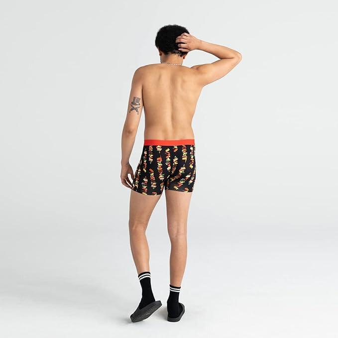 SAXX Mens Underwear – VIBE Super 2-Pack Boxer Brief with Built-In