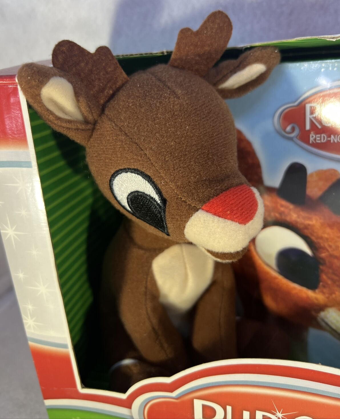 Toy Rudohlph Rudolph Toy Russ Rudolph The Red-Nosed Reindeer Board Sound Book and Plush Toy ...