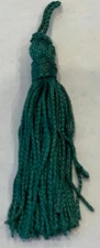 3" hunter green tassels lot of 12 holiday trim