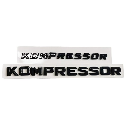 Pour Mercedes-Benz KOMPRESSOR Emblèmes et ornements rear logo C E Sticking ABS - Imagen 9 de 9