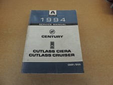 1994 Oldsmobile Cutlass Ciera Buick Century Service Shop Wiring Repair Manual